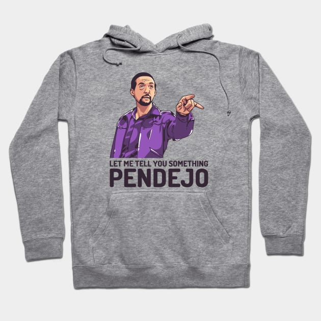 The BIg Lebowski, Let me tell you something pendejo Hoodie by MIKOLTN